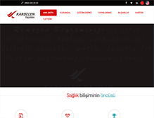 Tablet Screenshot of kardelenyazilim.com